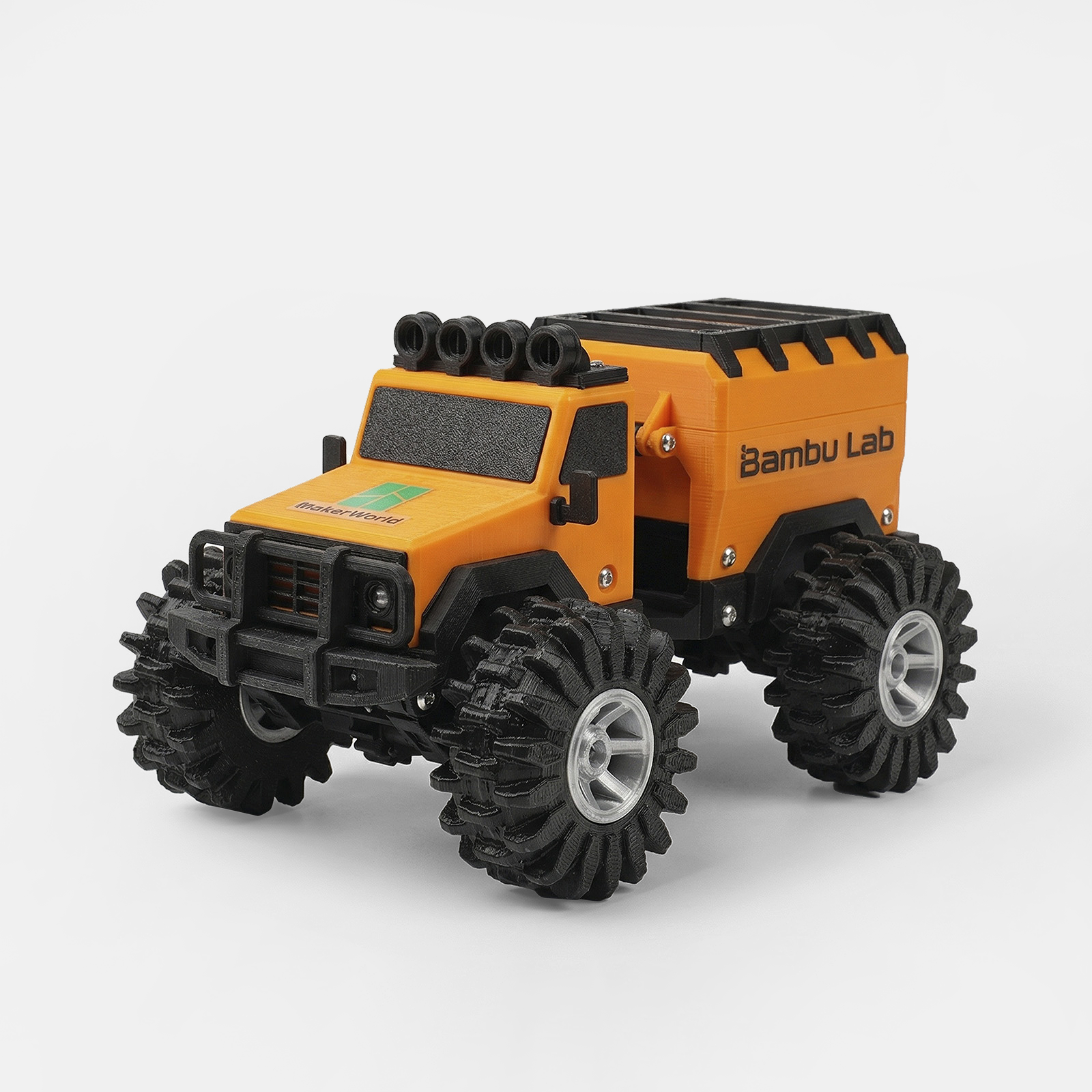 Garden Races - CyberBrick 4×4 RC Truck | Bambu Lab US Store