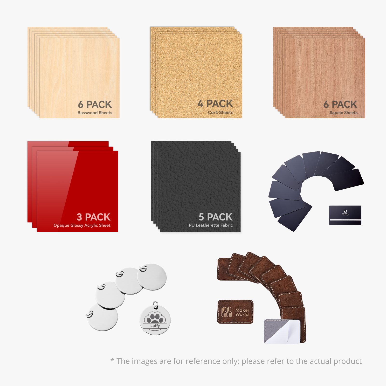 Laser Material Kit – Starter Pack (For H Series) | Bambu Lab US Store