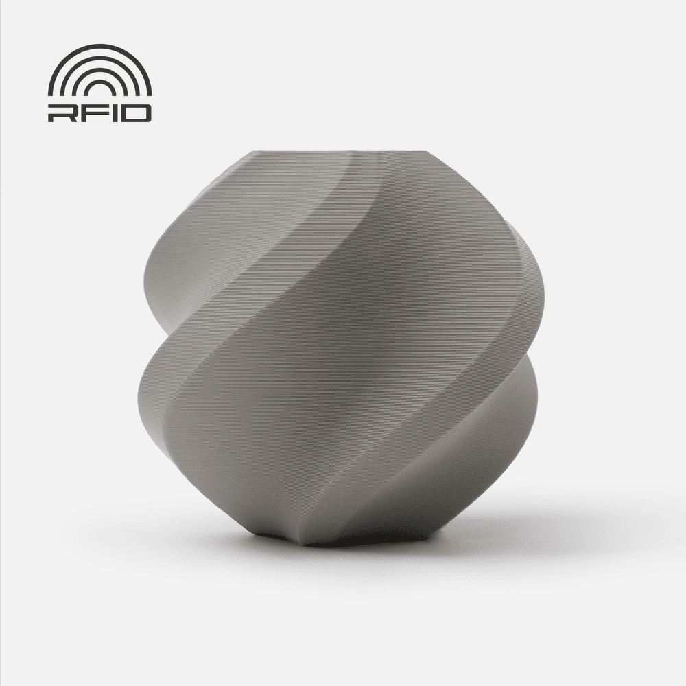Філамент Bambu Lab PLA Basic 1kg (10103)Gray (A00-D0-1.75-1000- SPL)