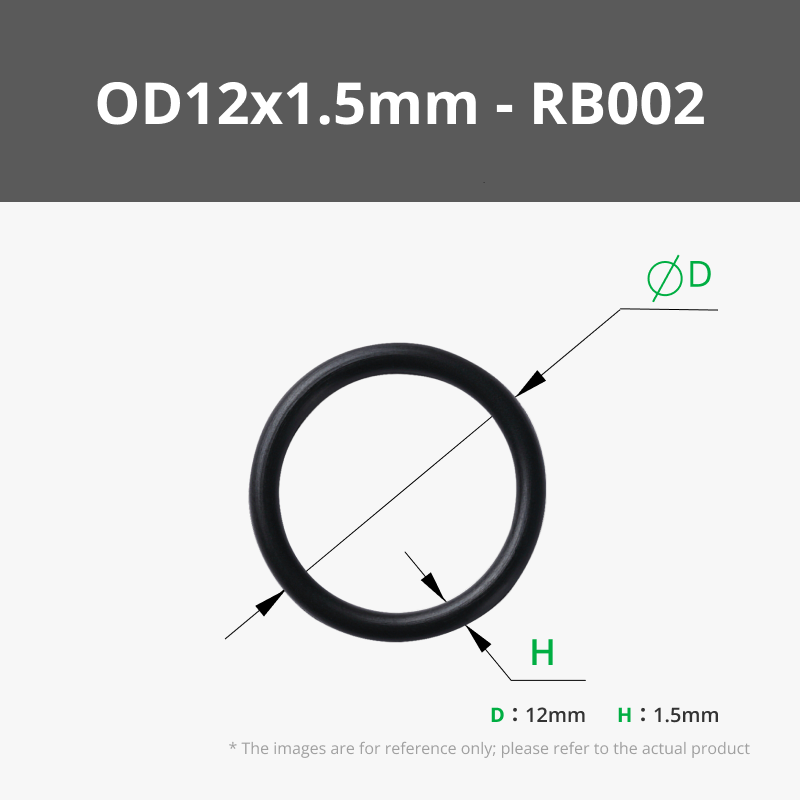 OD12x1.5mm O Rings (10PCS) - RB002