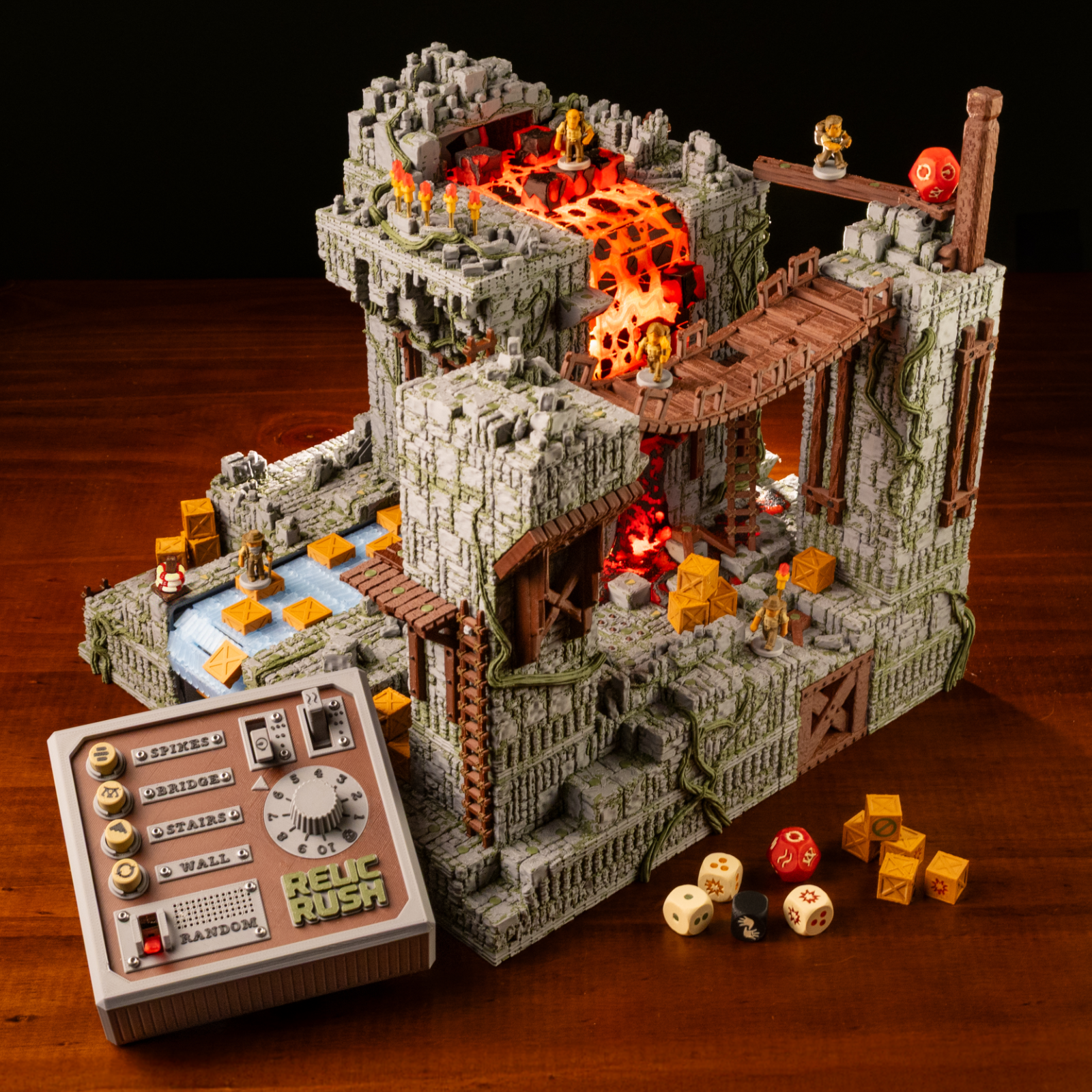 Relic Rush Board Game (CyberBrick RC Version) - ZL013