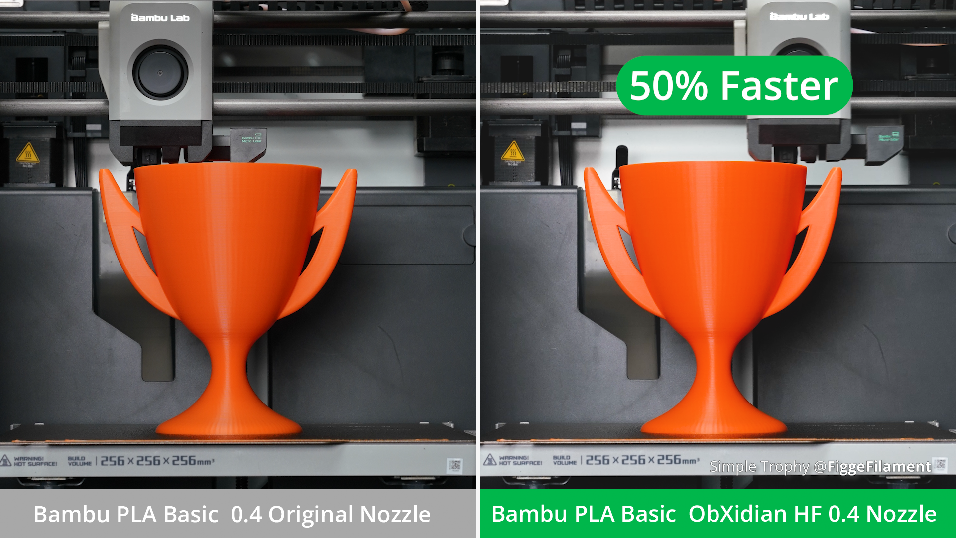 プリンター・複合機 E3D HF ObXidian HotEnd 0.4 Bambu X1/P1 E3D High Flow ObXidian® HotEnd for Bambu Lab X1/P1 Series