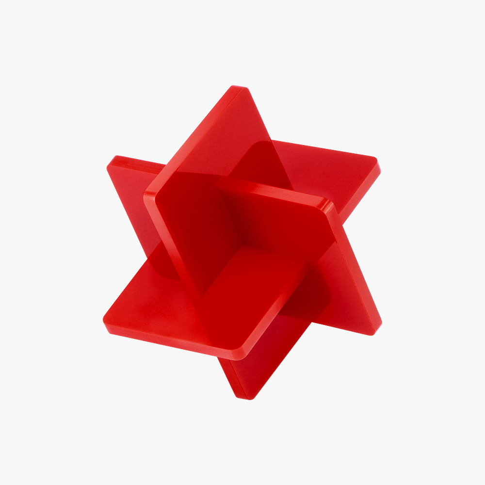 Red (YB002) / 300x300(3pcs) / Laser Cutting & Engraving