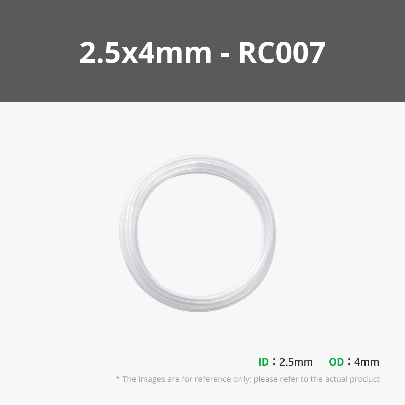 2.5x4mm Transparent 2m (1PCS) - RC007