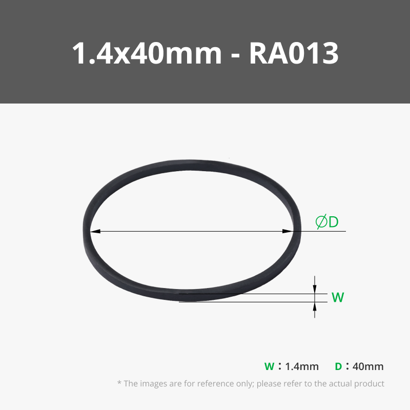 1.4x40mm Black (100PCS) - RA013
