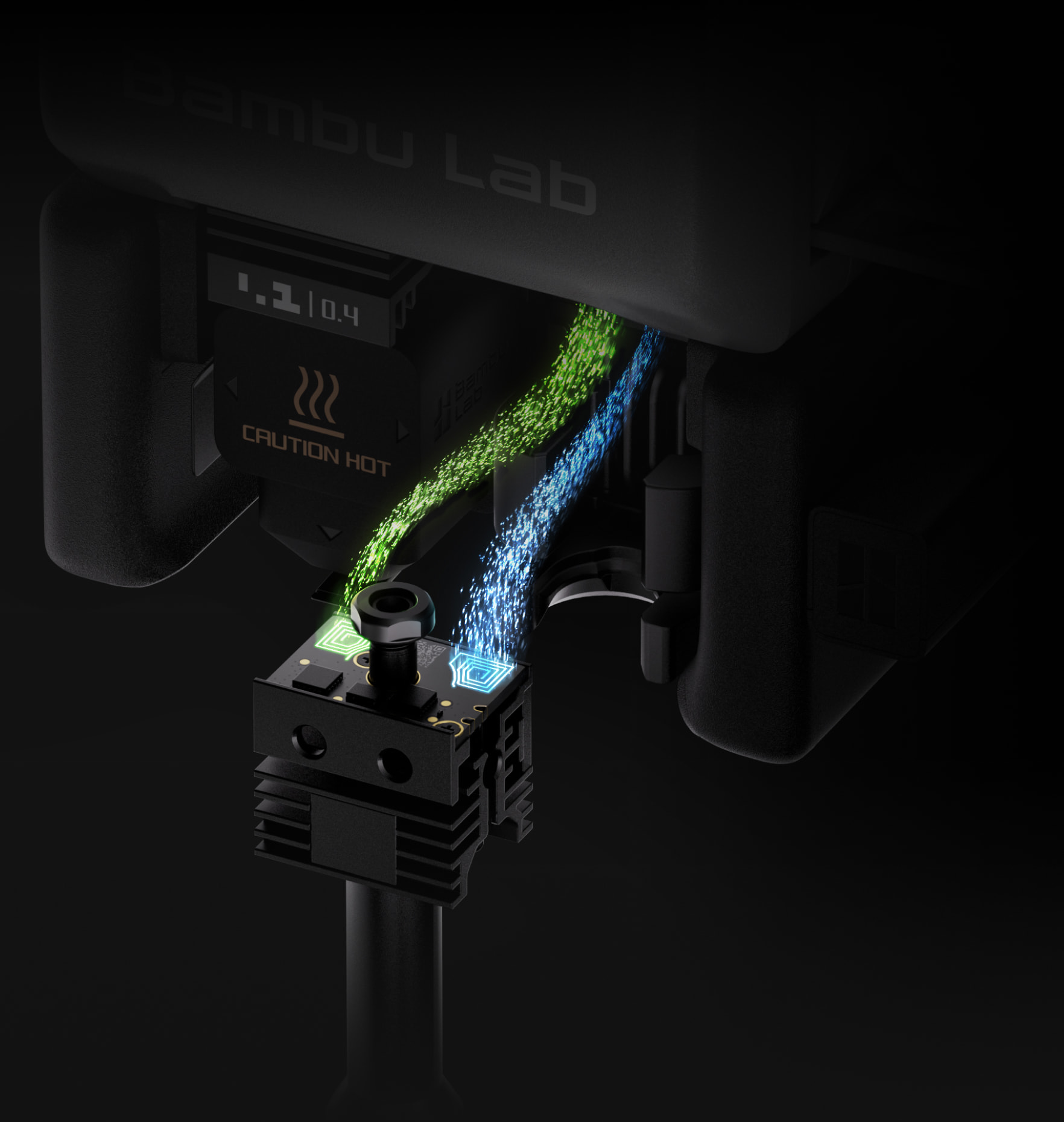 Vortek temassız hotend tasarımı