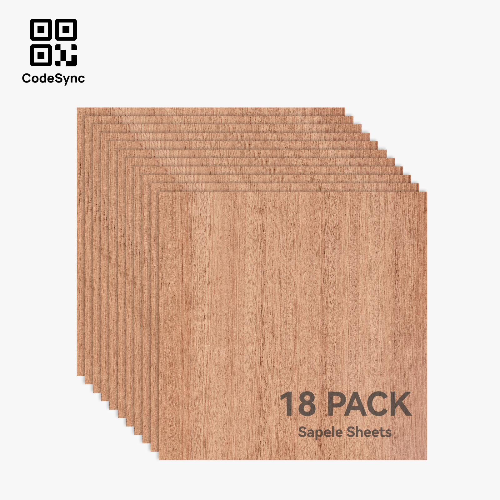 3mm Sapele Plywood (18pcs) - ZE023 / Laser Cutting & Engraving