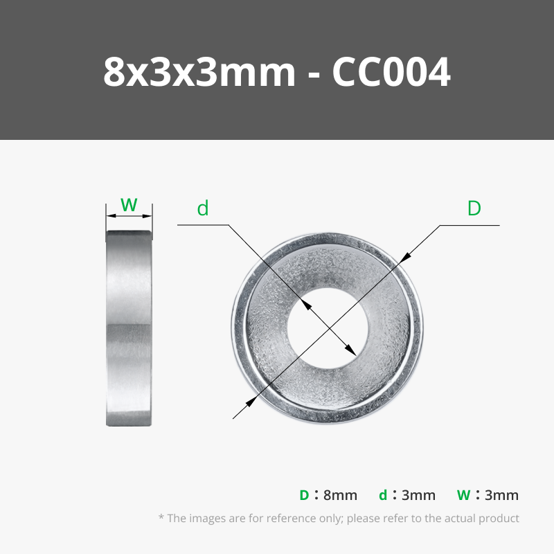 8x3x3 mm (5PCS) - CC004