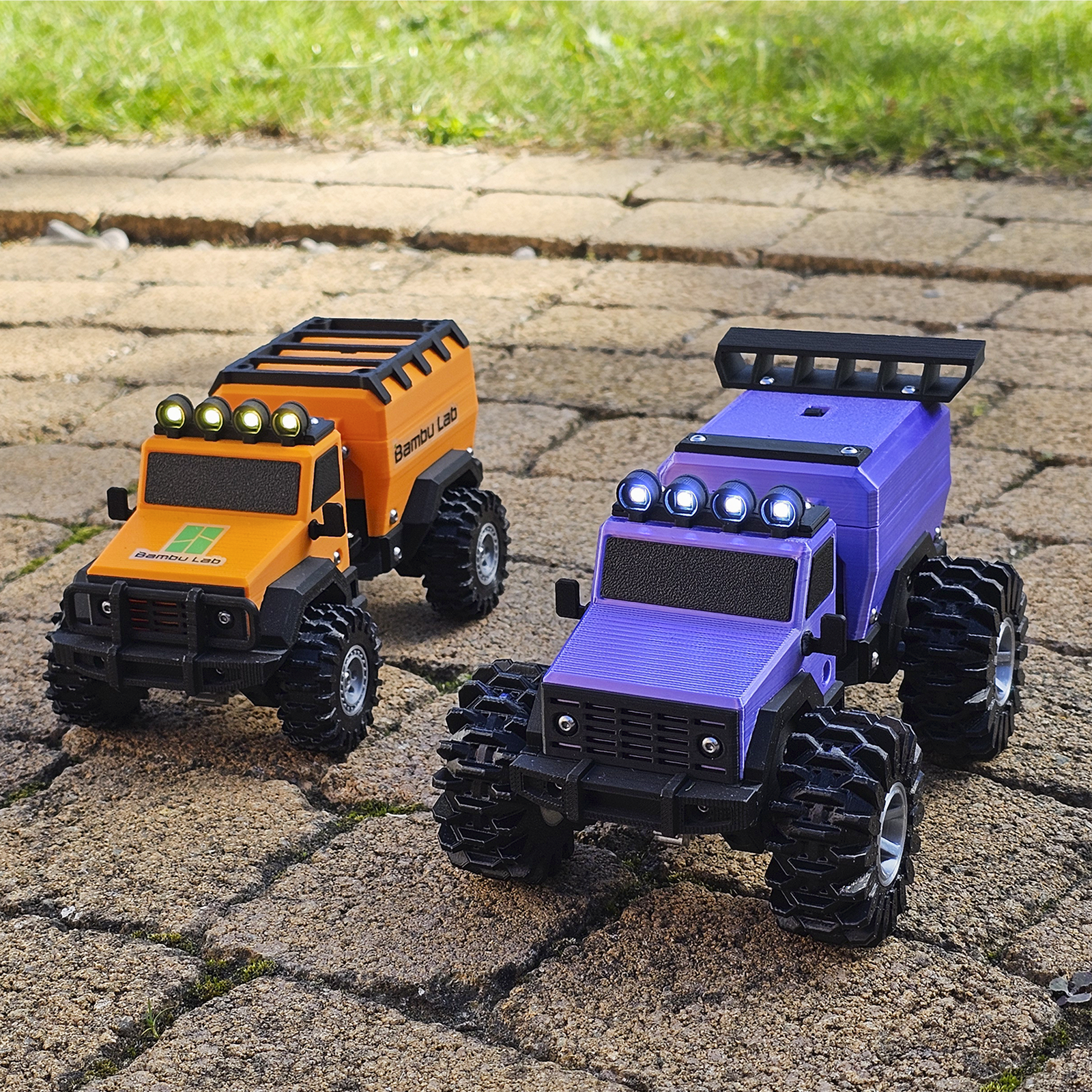 Garden Races - CyberBrick 4×4 RC Truck | Bambu Lab US Store
