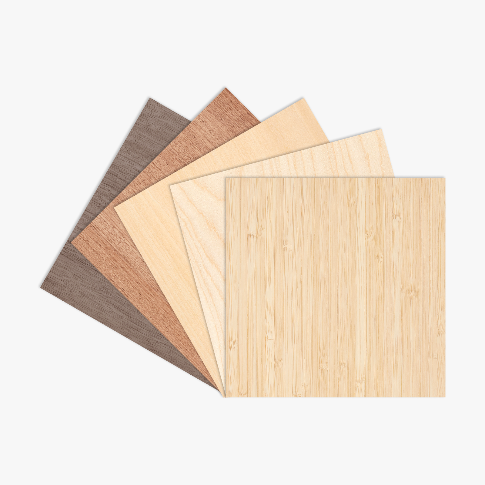 3mm Laser Plywood & Bamboo Trial Kit (30pcs) | Bambu Lab US Store