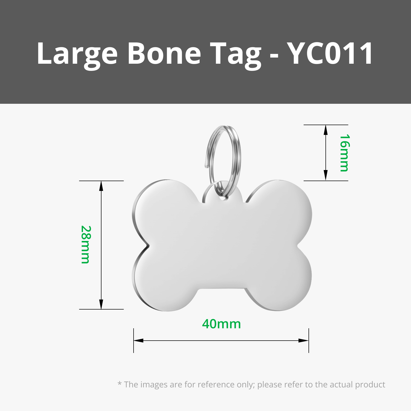 Bone Stainless Steel Tag | Bambu Lab US Store