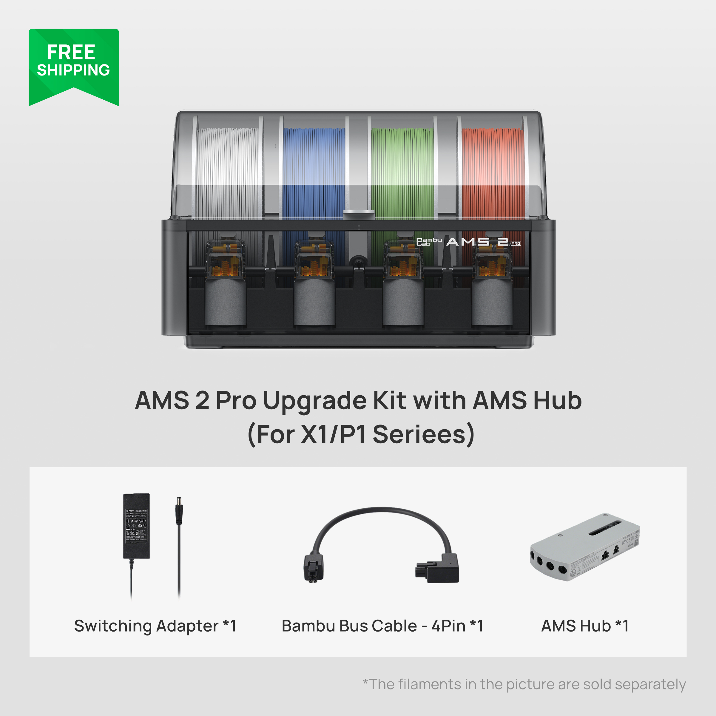 Buy Bambu Lab AMS 2 Pro - Bambu Lab Official Store | Bambu Lab US