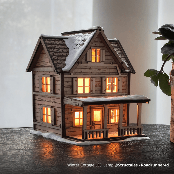 Winter Cottage LED Lamp | Bambu Lab US Store