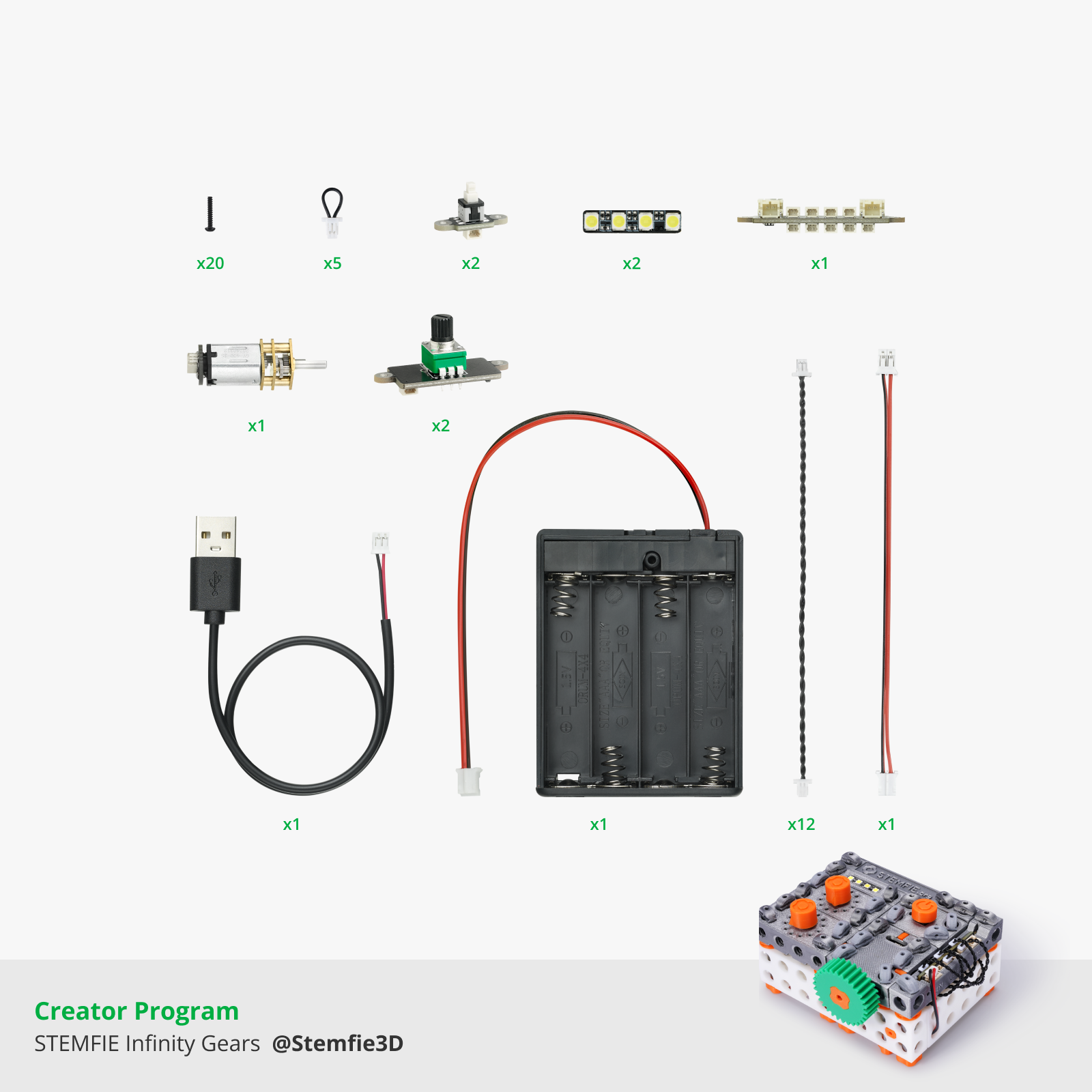 STEMFIE Bambu Lab DIY Electronics Demo - ZH014