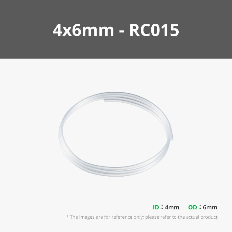 4x6mm Transparent 2m (1PCS) - RC015