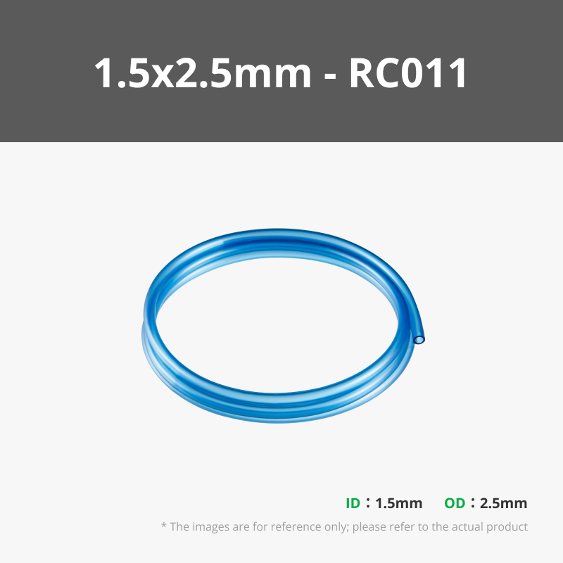 1.5x2.5mm Translucent Blue 2m (1PCS) - RC011