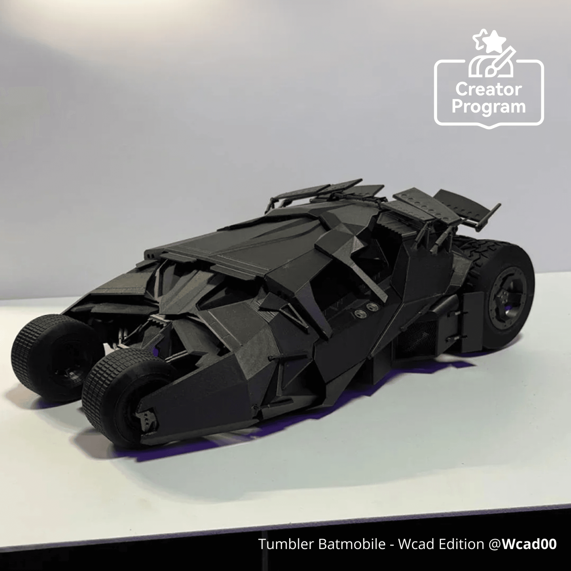 Tumbler Batmobile - Wcad Edition | Bambu Lab US Store