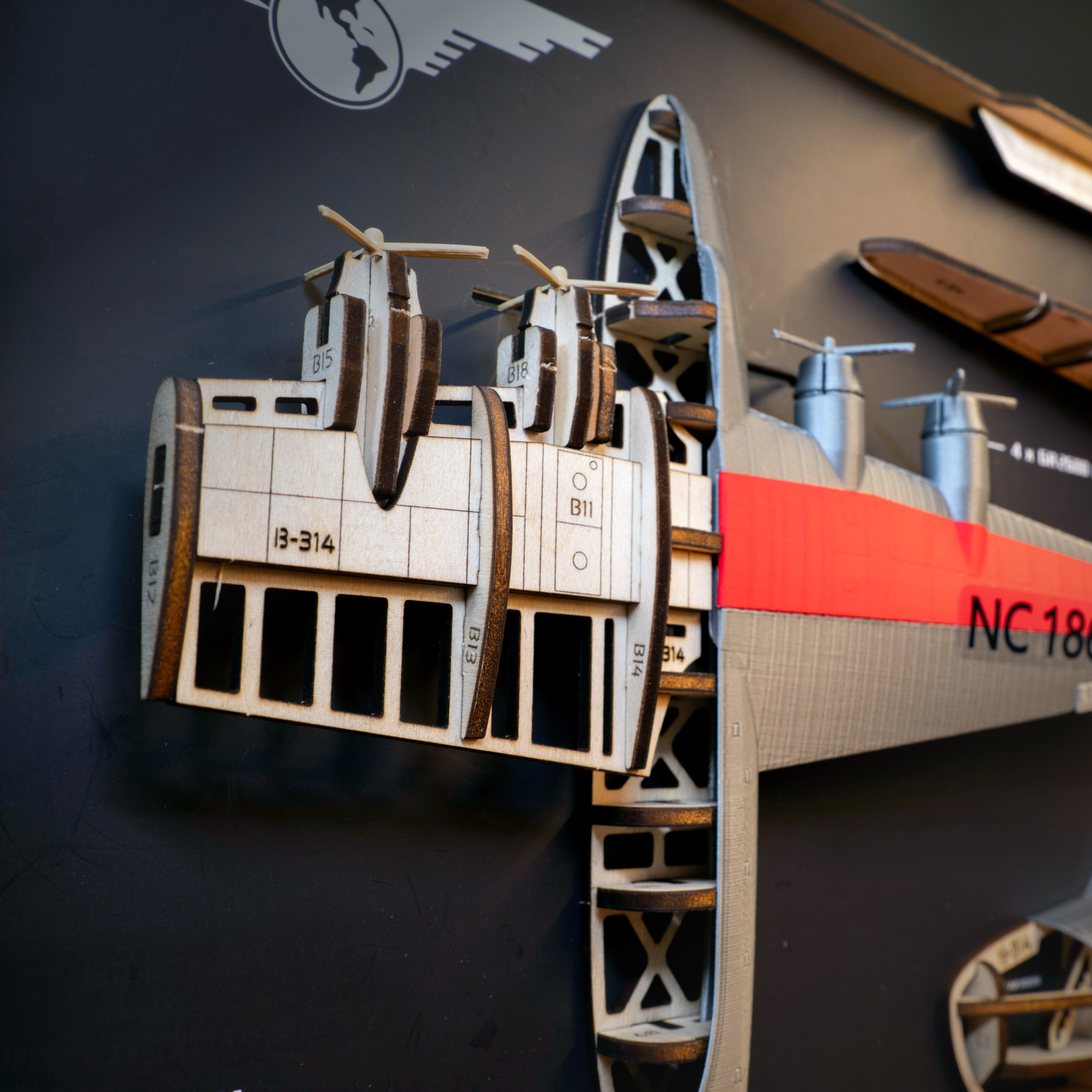 2.5D Framed Blueprint - Pacific Clipper | Bambu Lab US Store