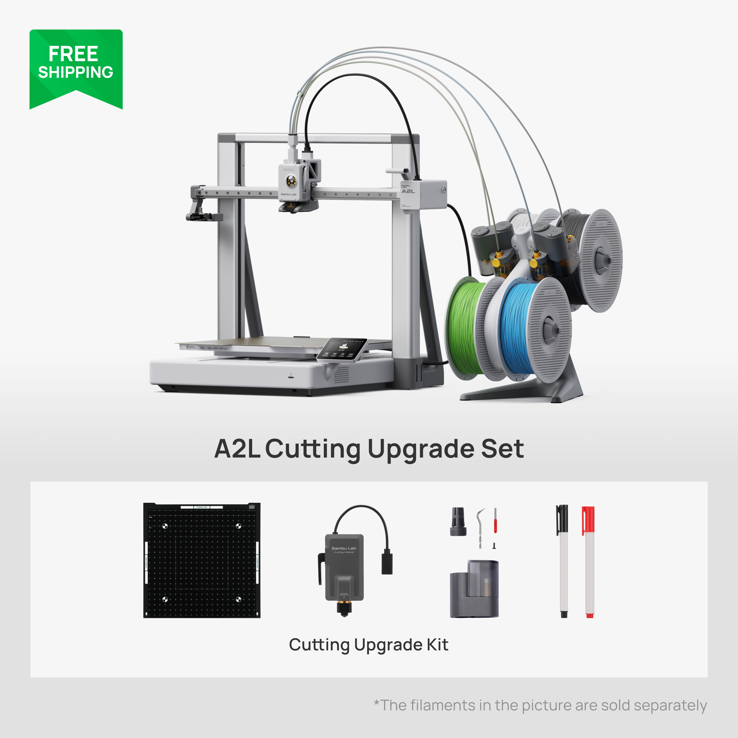 Buy Bambu Lab A2L: Budget Large-format 3D Printer for Beginners