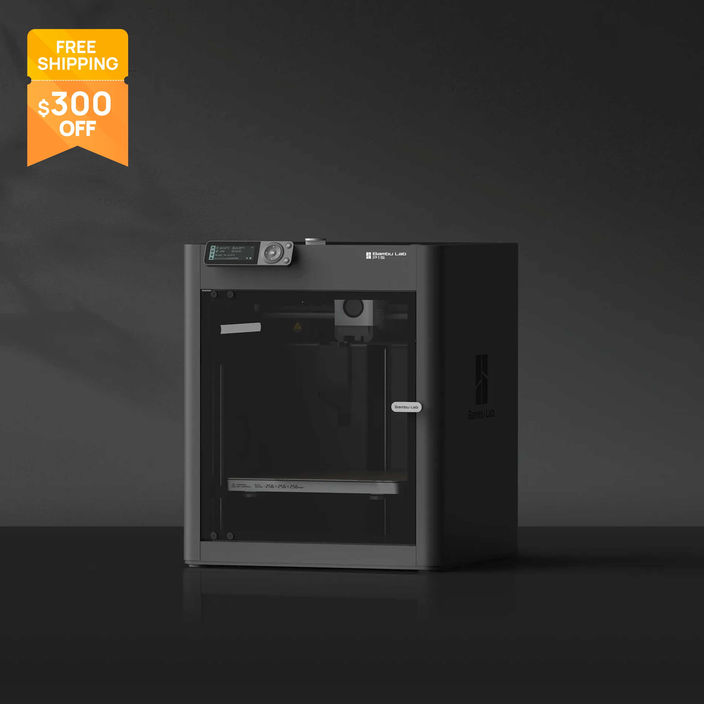 Bambu Lab P1S | 3D Printer with Enclosure and Filter | Bambu