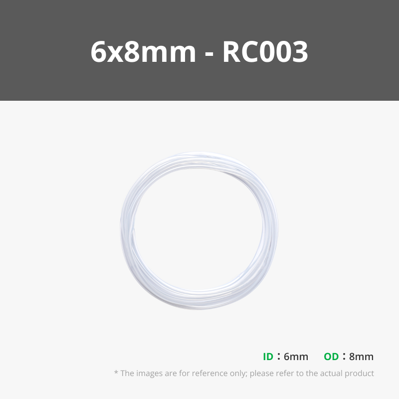 6x8mm Transparent 2m (1PCS) - RC003